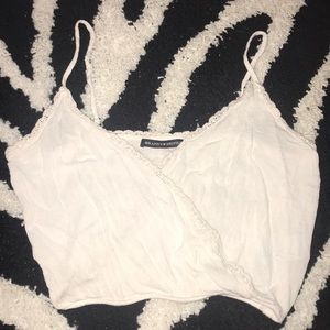 white crop top tank top
